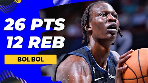 Bol Bol Career High