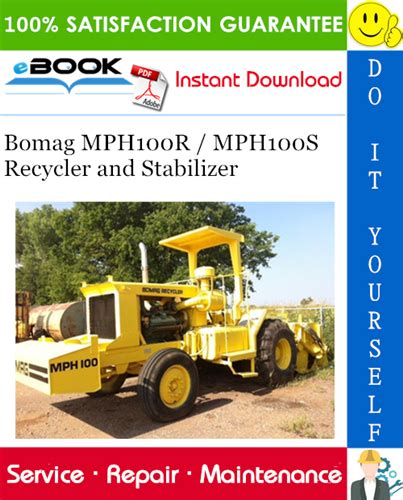 Bomag Mph100r Mph100s Recycler And Stabilizer Service Repair Manual Download