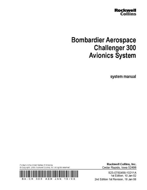 Bombardier Maintenance Program Manual