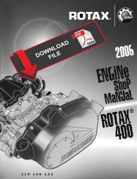 Bombardier Rotax 400 Atv Engine Service Repair Pdf Manual Download 2006