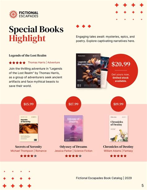 Book Catalogue Template