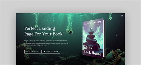 Book Landing Page Template