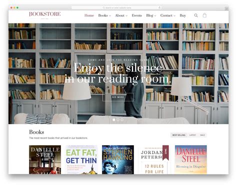 Books Website Template