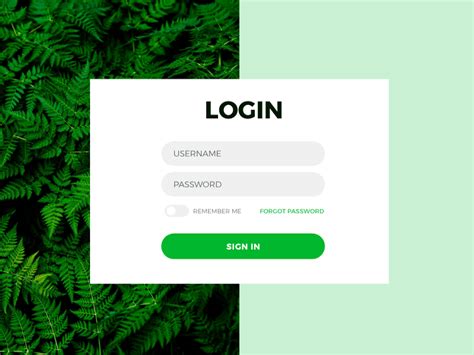 Bootstrap Login Template