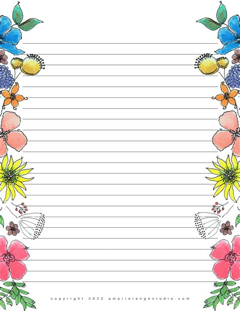 Border Paper Printable Free