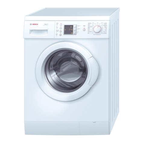 Bosch Exxcel 7 Washing Machine Manual