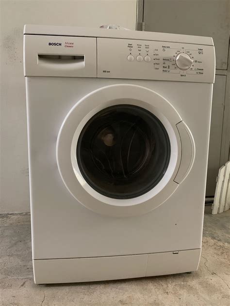 Bosch Front Loading Washing Machine Manual