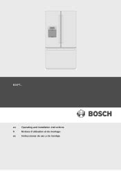 Bosch Refrigerator B26ft70sns Manual