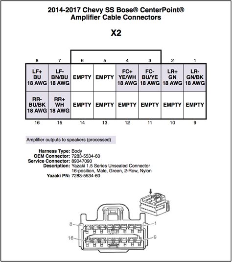 Bose Amplifier Wiring Diagram Radio Gm