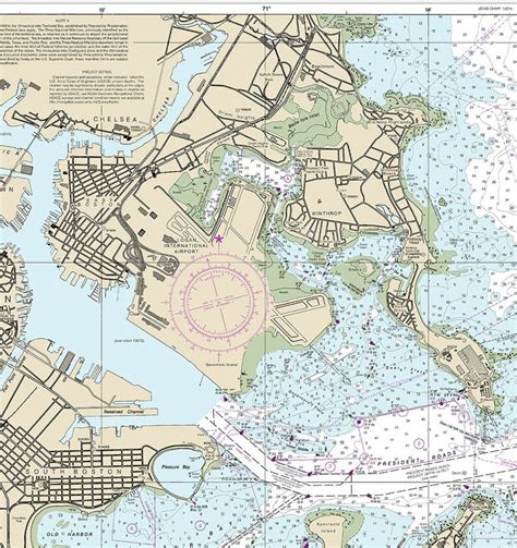 Boston Harbor Navigation Chart