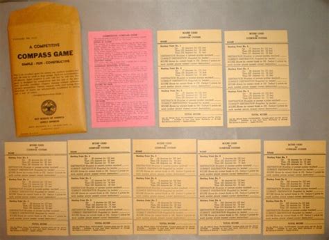 Boy Scouts Compass Guide Book Catalog Number 1133