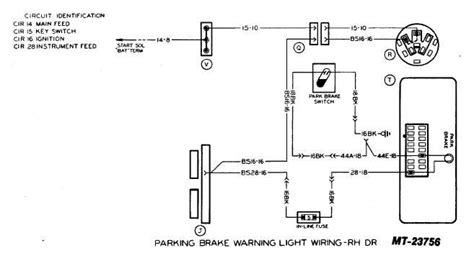 Brake Warning Light Wiring Diagram