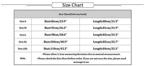 Brandy Melville Sizing Chart