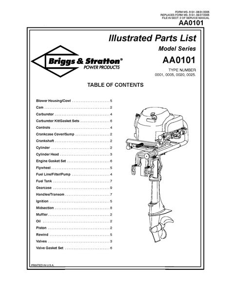 Briggs And Stratton Outboard Manual
