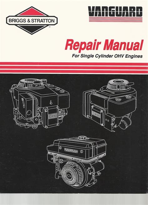 Briggs And Stratton Overhaul Manual