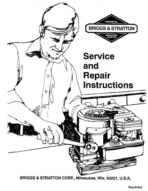 Briggs And Stratton Service Manual Download