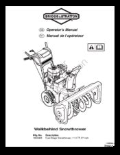 Briggs And Stratton Snow Thrower Manual