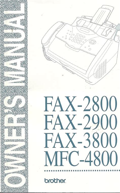 Brother Fax 2800 2900 3800 8070p Mfc 4800 8070p 9070 Service Manual