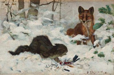 Bruno Liljefors Reproduktion: Meisterwerke schwedischer Tiermalerei erschwinglich erleben