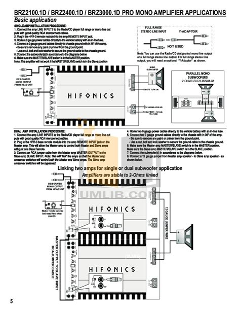 Brutus Hifonics Wiring Diagram 2000