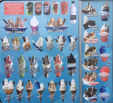 Bubbas Ice Cream Menu: A Sweet Symphony of Flavors