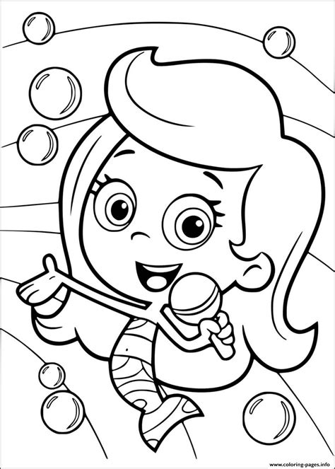 Bubble Guppies Printable Coloring Pages