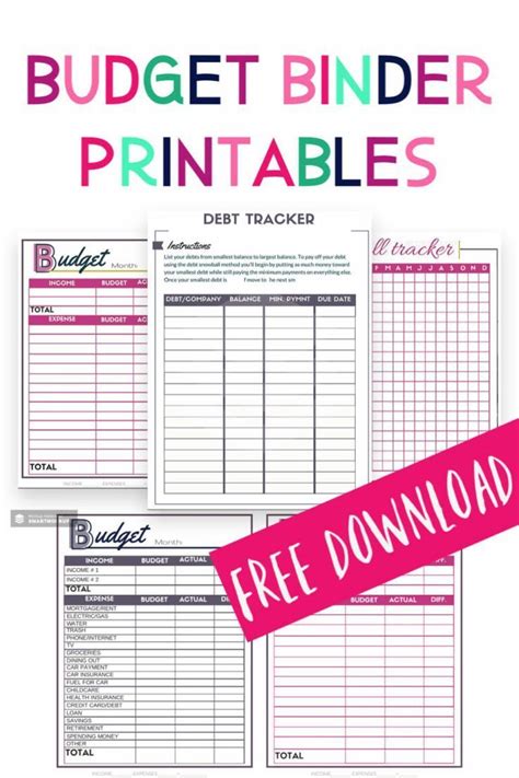 Budget Binder Printables Free