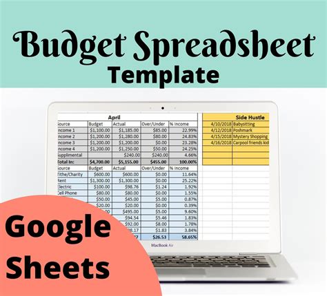 Budgeting Template For Google Sheets