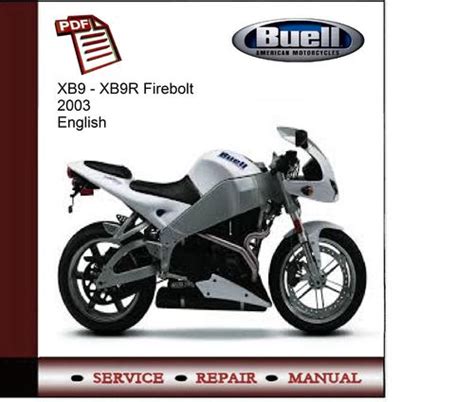 Buell Firebolt Xb9 Xb9r 2003 2004 Repair Service Manual Pdf