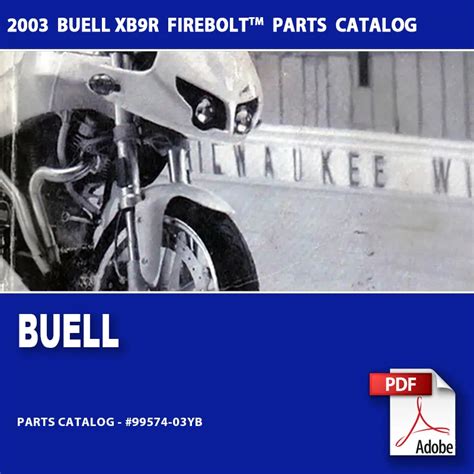 Buell Xb9r Firebolt 2003 Service Repair Manual Parts Microfiches