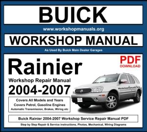 Buick Rainer 2004 Owners Manual