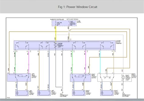 Buick Window Switch Wiring Diagram