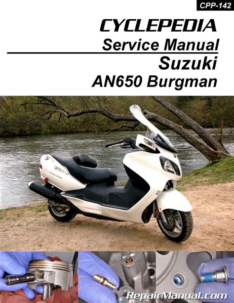 Burgman Scooters 400 650 2001 2003 Master Service Manual