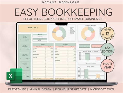 Business Bookkeeping Template
