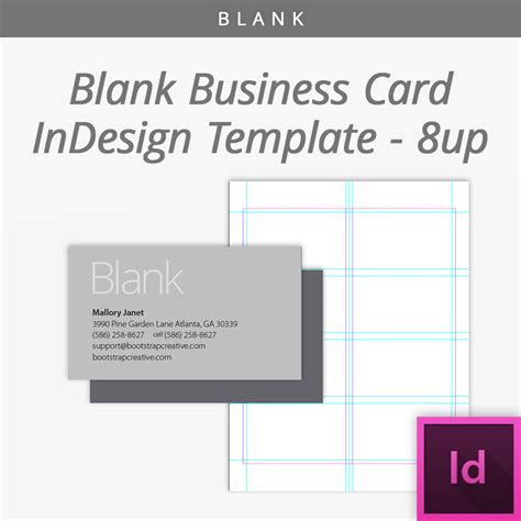 Business Card Template Indesign