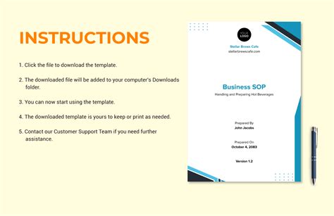 Business Sop Template