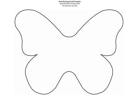 Butterfly Wings Template