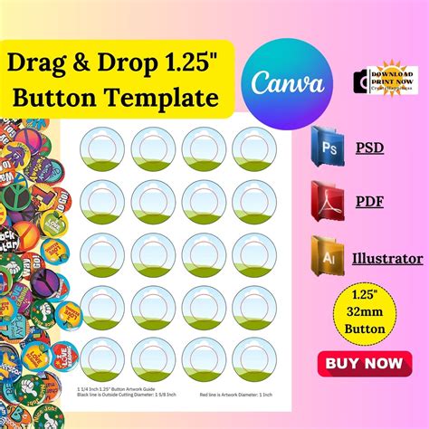 Button Template 1.25