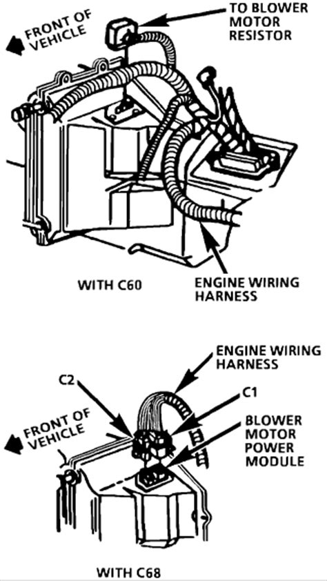 C4 Corvette Heater Fan Wiring Diagram