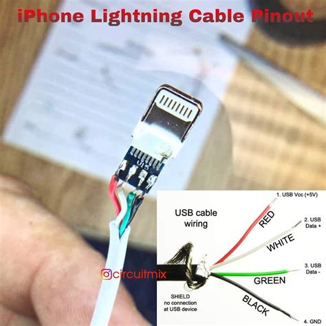 Cable Wiring Diagram For Iphone 4