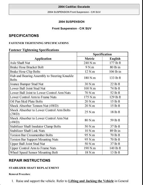 Cadillac Escalade 2005 Owner Manual Book