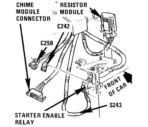 Cadillac Seville Starter Wiring