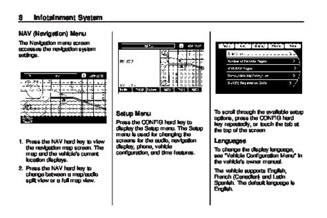 Cadillac Srx Navigation System Manual