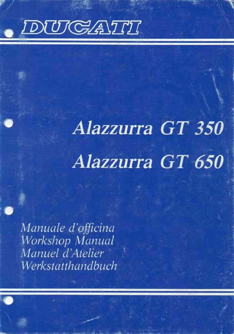 Cagiva Alazzurra 350 650 Service Repair Manual Download