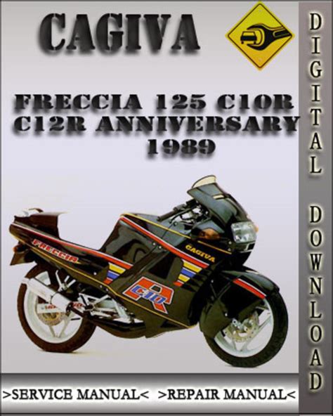 Cagiva Freccia 125 C10r C12r 1989 Repair Service Manual