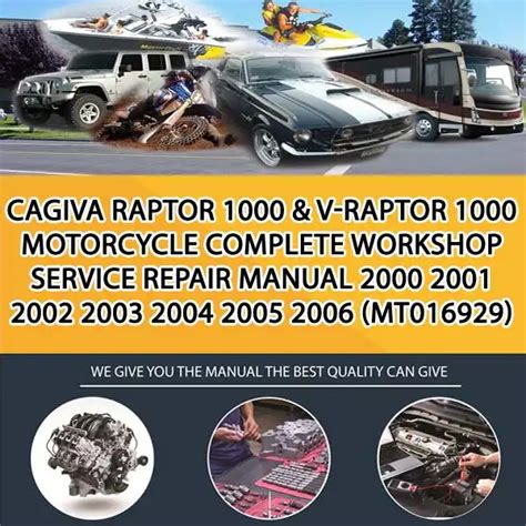 Cagiva Raptor 1000 V Raptor Service Repair Manual