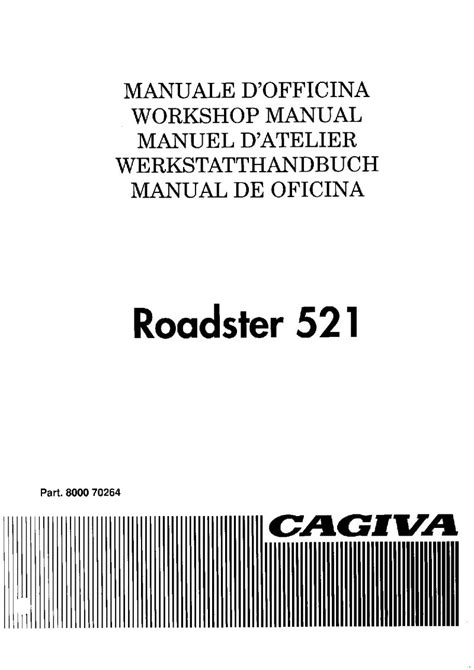 Cagiva Roadster 521 1994 Factory Service Repair Manual Pdf