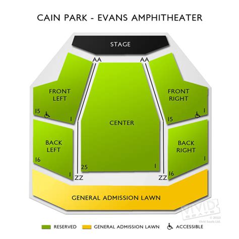 Cain Park Seating Chart