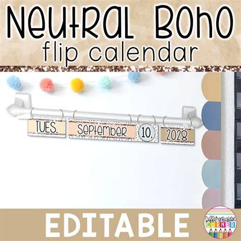 Calendar Flip Chart