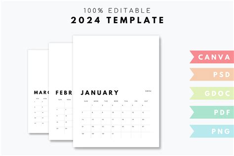 Calendar Template Psd